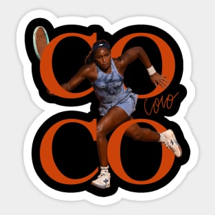 Coco Roland Garros Champion 2025 Sticker